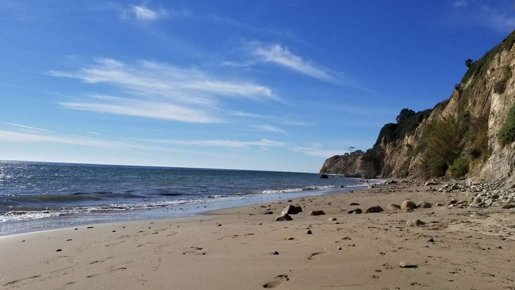 The beach at Santa Barbara