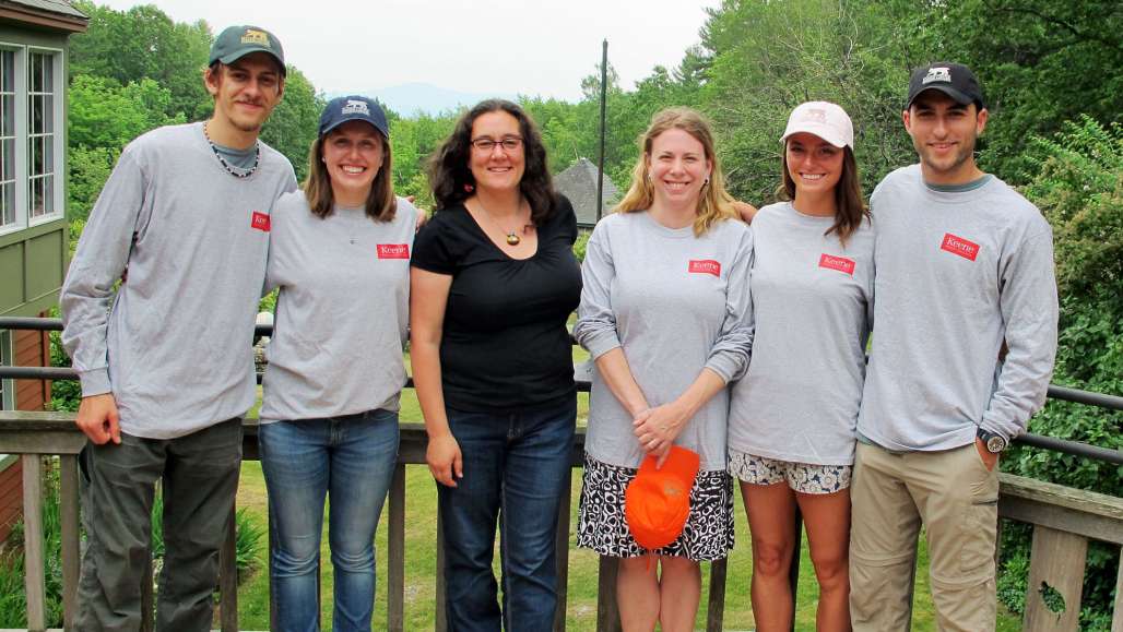 2017 ENST Student Interns at the Harris Center