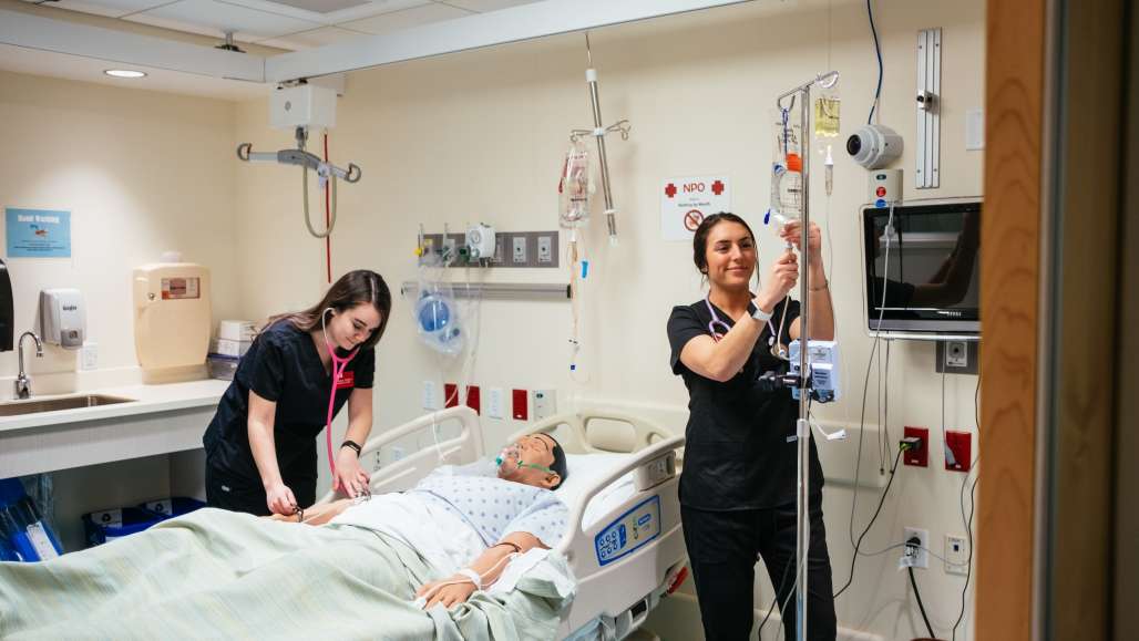 Nursing Students Makayla Philibert & Dominique Vaillancourt