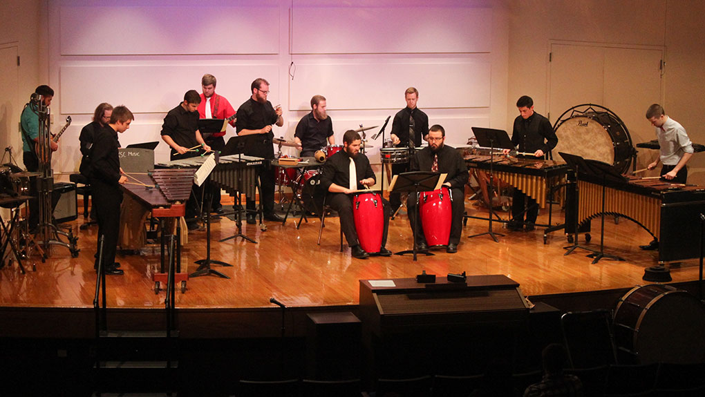 KSC Percussion Ensemble performance