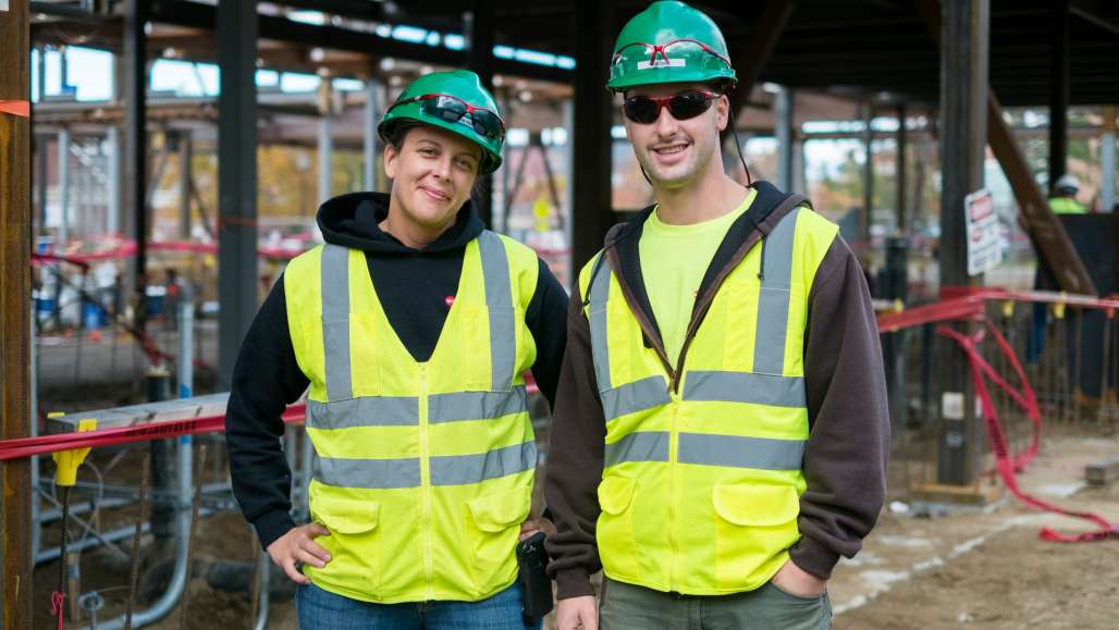 Safety Students Peter Spanos & Rebecca Adams