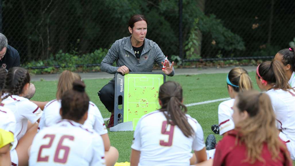 Boston College Women's Soccer Coach Alison Foley '92