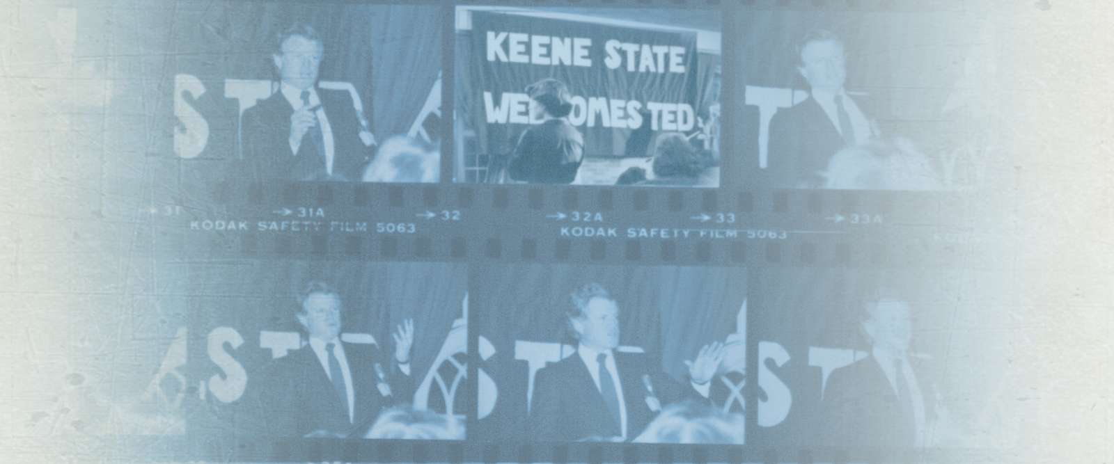 Old film of Ted Kennedy on campus