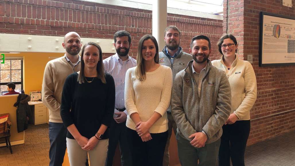 The Keene State contingent in Harvard's Environmental Health and Safety Department