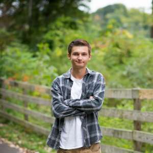 Incoming first-year student Matt White