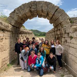 Visiting the ancient Olympic Stadium