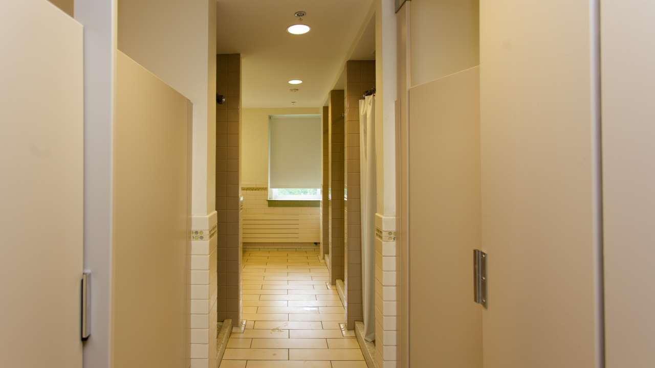 Huntress Hall bathroom