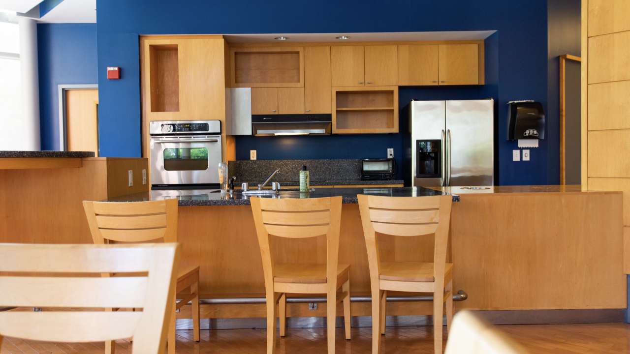 Pondside III shared kitchen space