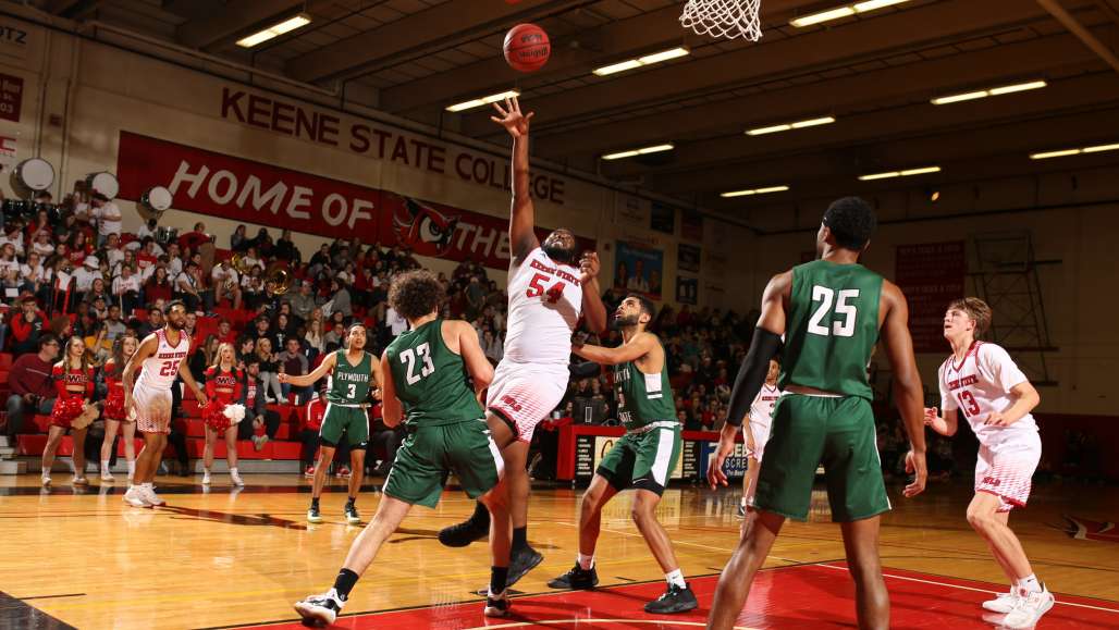 James Anozie, number 54, hit 1,000 points during the game.