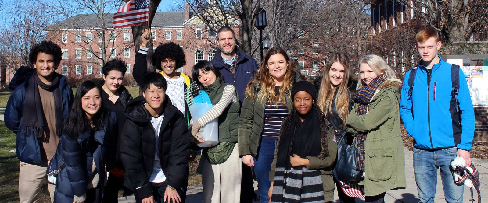 GEO Students on Appian Way