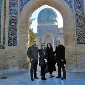 Matthew Parkes ’13 in Uzbekistan