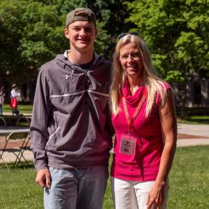 Declan Herr - new student at Orientation