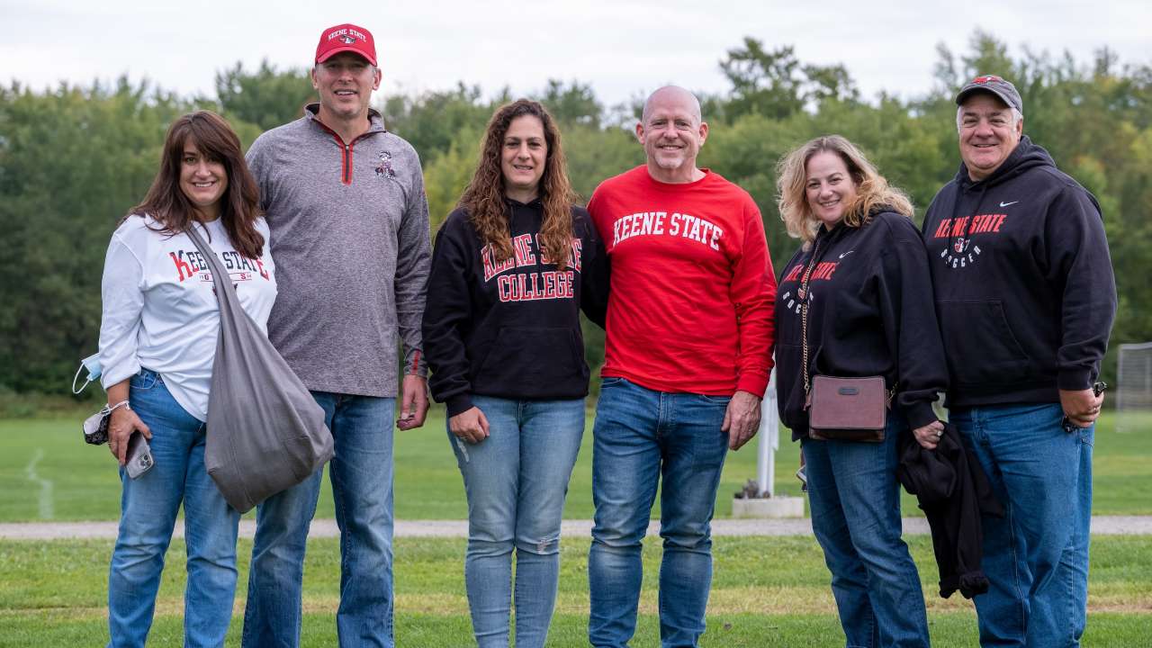 Alumni at the Owl Athletic Complex during the 2021 Alumni weekend