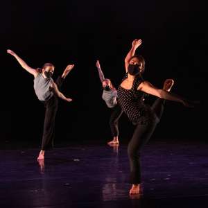 Students dance during Evening of Dance at the Redfern Arts Center Main Theatre