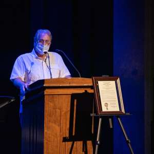 Ted Mann honored at Redfern for distinguished teaching career
