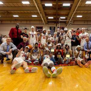 Keene State College's men's basketball team won the 2023 LEC championship tournament on February 25, 2023