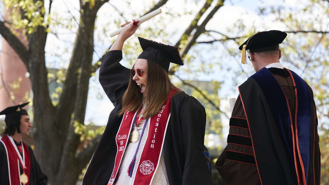 More Than 650 Earn Degrees at Keene State Commencement; 