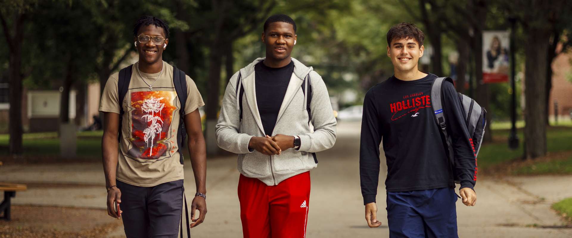 Students on Appian Way