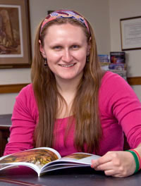 Michelle Sigiel 10, KSCs  first Holocaust & Genocide Studies major.