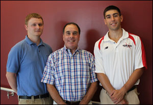 KSC Sports Information Staff Mike Steiner, Stuart Kaufman and Christian Harrison