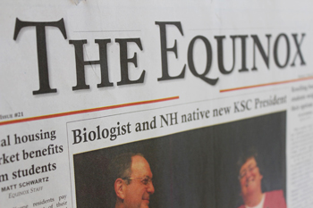 KSC's Student Newspaper, "The Equinox"