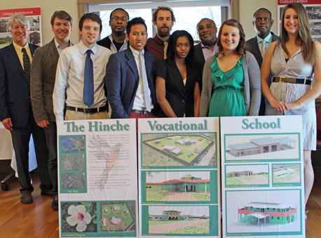 (l-r) Peter Temple; Ryan Smith (Boston chapter of AfH), Will Preskenis, James Eliscar (OSDPC), Fritz Henning, Jason Abram, Jessica Pierre, Estineau Jean (OSDPC), Kristen Guillette, Jacques Parent (OSDPC), Jillian Cornelius