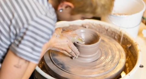 Ceramics Class Closeup