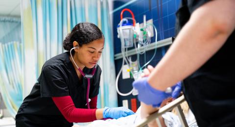 A Keene State Nursing Student