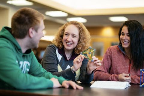 Karen Stanish with students