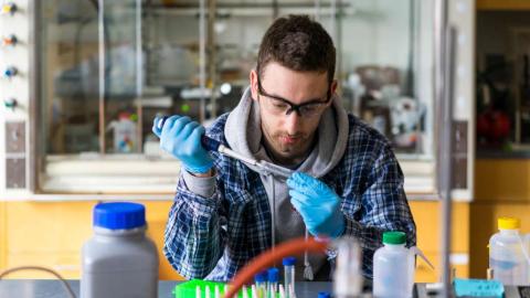 Keene State College chemistry student