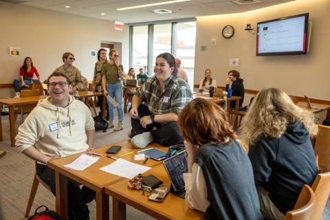 A Holocaust and Genocide Studies classroom