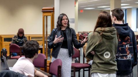The certificate program, noted Dr. Ashley Greene, above, is distinct in its inclusion of students from non-traditional education pathways, including those without an undergraduate degree.