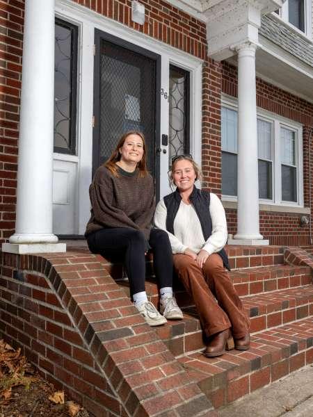 Lena Goins '26 & Sustainability Coordinator Kate Witte