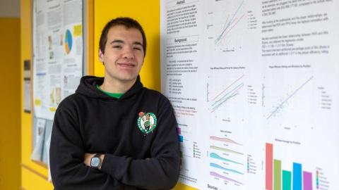 Mining data and getting a handle on what it means has opened Matthew Sturtevant’s eyes to a career in a growing and wide-ranging field. He is, at heart, a math and sports fanatic.