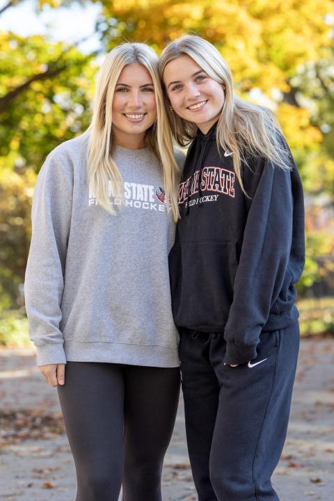 Grace, left, and Emma Bazin